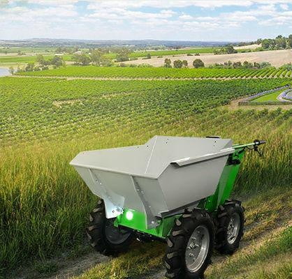 تصویر 2 از فرغون موتوری کمر شکن با موتور قدرتمند مناسب حمل بار سنگین